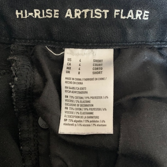 Perfectly flared black denim jeans - Picture 6 of 6